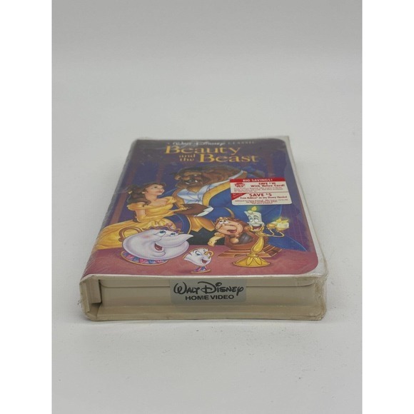 Walt Disney's Beauty‎ and The Beast VHS Black Diamond Classic SEALED UNOPENED - Picture 2 of 10